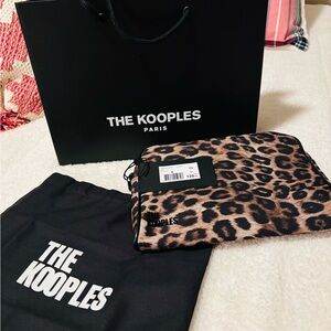 Kooples Leopard print carry-over bag
